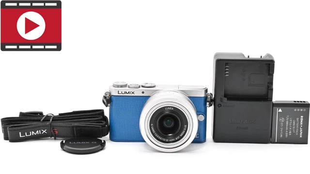 2206 [NEAR MINT] LUMIX DMC GM1S blue 16.0MP Digital Camera G 12