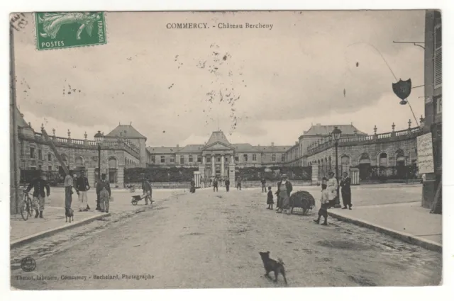 CPA 55 - COMMERCY : LE CHÂTEAU BERCHENY (MEUSE) ÉCRITE le 29-08-1908