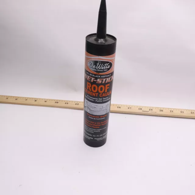 Dewitt Products Wet Stick Roof Cement 10-oz. Tube 611