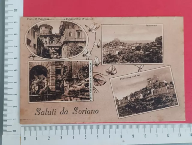 Cartolina Postale Saluti da Soriano non viaggiata 