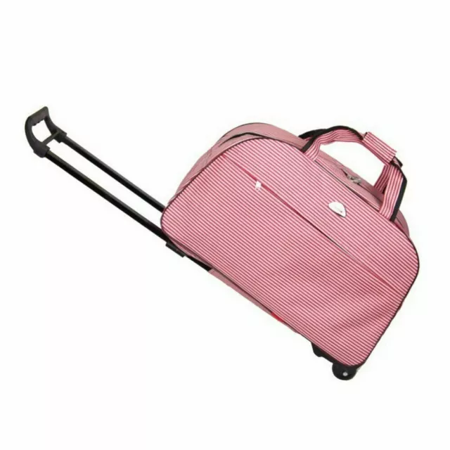 3-Layers Expandable Duffel Bag Suitcase Collapsible Rolling Wheeled Luggage Bag 15