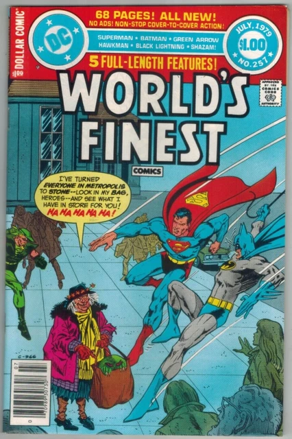 World's Finest Comics 257  Superman/Batman  SHAZAM   1979 VF  DC Comic