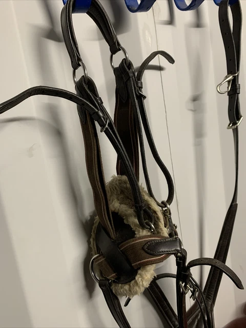 Sella Da Salto Los Angeles In Cuoio Doppiato Garrese Intercambiabile: 18", Marrone Scuro