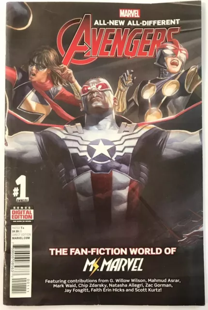 Marvel Comic All New All Different Avengers Annual No. 1 October 2016 Cover A