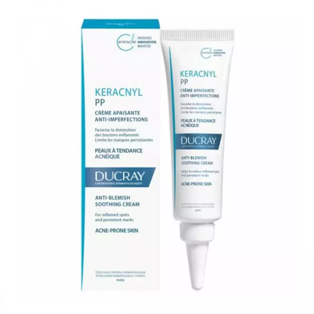 Ducray Keracnyl Pp Anti Blemish Soothing Cream Acne-prone skin inflamed spots