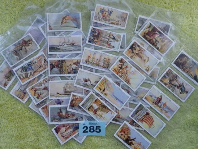 HIGNETT REPRO - Sea Adventurers - Full set 50 Cigarette Cards