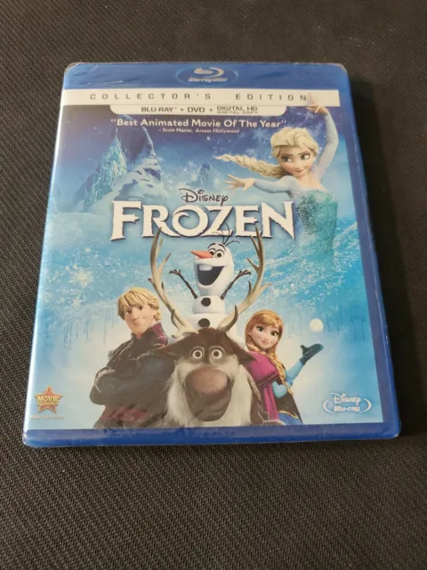 Disneys Frozen (Blu-ray) Collectors Edition New Free Shipping (S8)