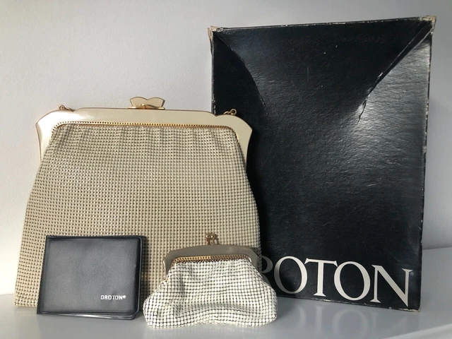 Oroton Glomesh With Coin Purse Vintage Brand New In Box Handbag 1970