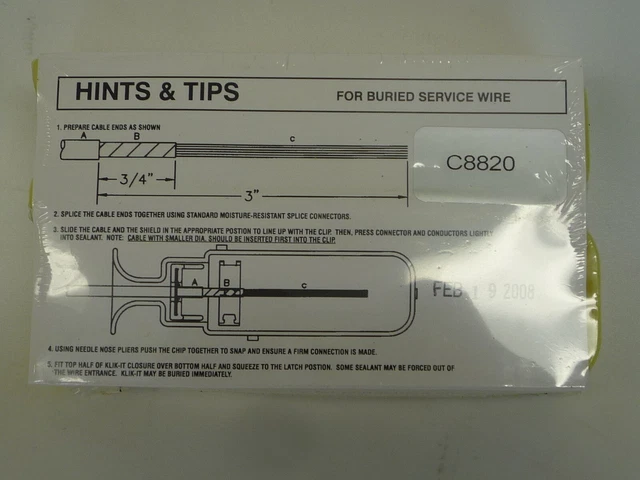 Thomas & Betts C8820 Underground Splice kit