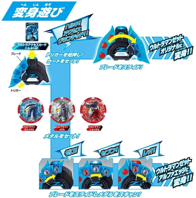 [BANDAI] Ultraman Z DX Ultra Z Riser(Narikiri pretend) /Japan /New /w/tracking 8