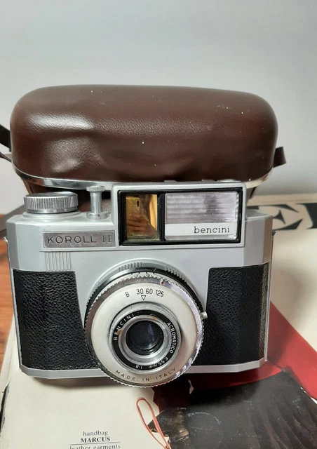 Macchina Fotografica Koroll Ii - Bencini - Vintage Con Custodia Originale 2