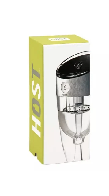 HOST Aireador Ajustable Acero Inoxidable Seis Horas de Decantación Acero Inoxidable