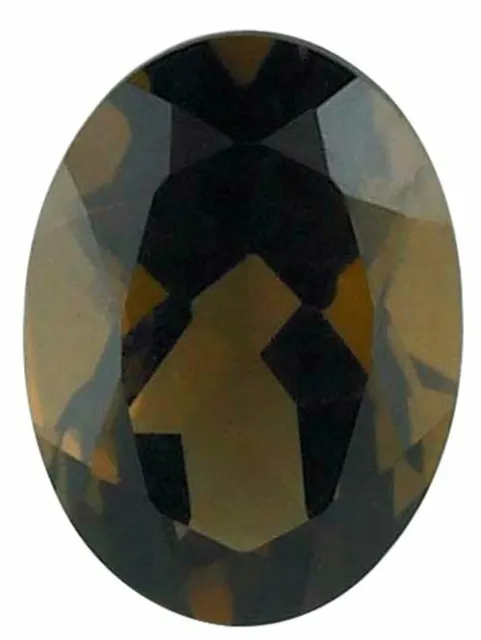 Natural Fine Smoky Quartz - Oval - Brazil - AAA Grade