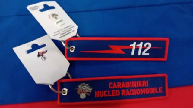 PORTACHIAVI IN STOFFA Carabinieri Nucleo Radiomobile 112 EUR 12,90 -  PicClick IT