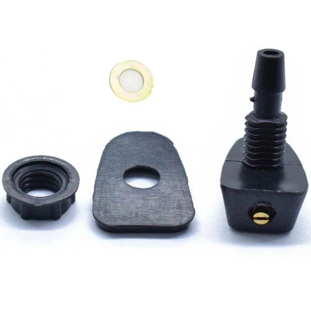 Essuie-Glace Injecteur Jet Rondelle Eau Jet 2 Pièce Noir 2020 Durable