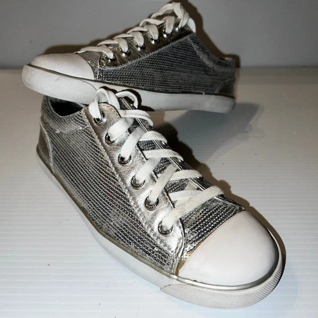 COACH GEMA WOMENS Athletic Shoes Silver Sequins Size 8B Q1308 £21.70 -  PicClick UK