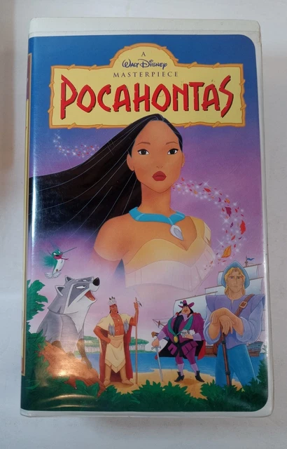 Pocahontas (VHS, 1996) A Walt Disney Masterpiece in a Clamshell Case