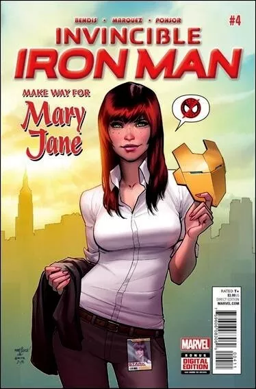 INVINCIBLE IRON MAN #4 (OF 14) FEB 2016 1st PRINT MARY JANE MARVEL NM COMIC BOOK