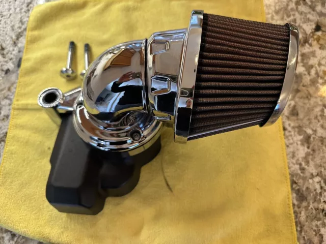 Harley Milwaukee 8 Screamin Eagle Chrome Heavy Breather Air Cleaner