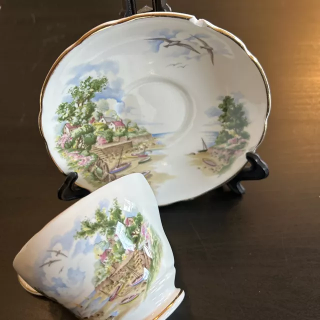 Tea Cup & Saucer Bone China Antique Collectible Tea - Cup and Saucer - Regency