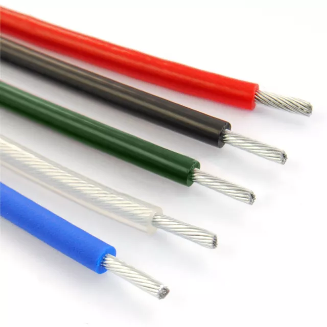 4mm CÂBLES GAINE PVC GALVANISÉ acier enrobe revetu toron métal corde