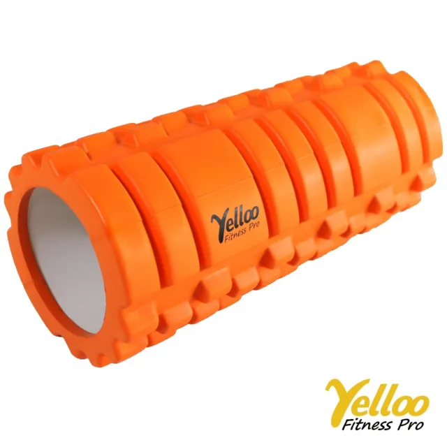 Yelloo Foam Roller Rouleau Massage Pilates Yoga Sport Fitness ER2001 Orange