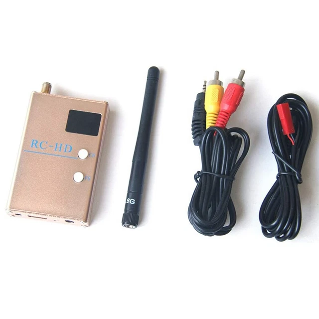 FPV 5.8GHz 48 Channels RC- Video Receiver 1080P  Output & A/V and  Cables5201