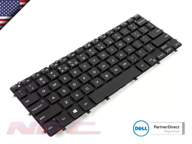 NEU Original Dell XPS 13+Inspiron 13/15 US ENGLISCH Laptop-Tastatur mit Hintergrundbeleuchtung - 04XVX6