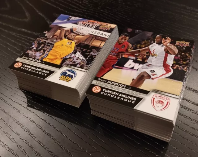 2015-16 Upper Deck Euroleague Basketball Complete Set 1-100