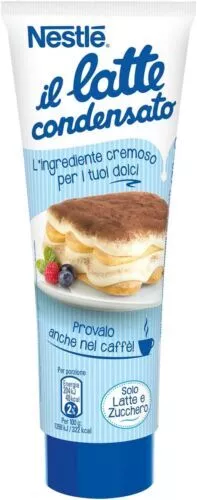 Leche Condensada Nestle' Leche Concentrado para Dulces Helado Tubo 170gr