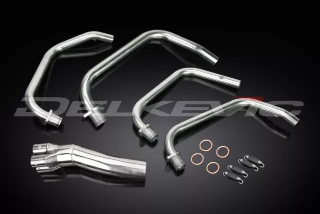 Kawasaki Z750H-Ltd 81-83 Stainless 4-1 Exhaust Downpipes Not Oem Compatible 3