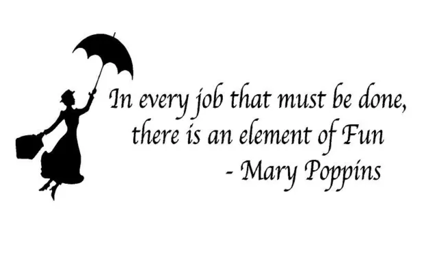 Mary Poppins.... VINYL WALL STICKER