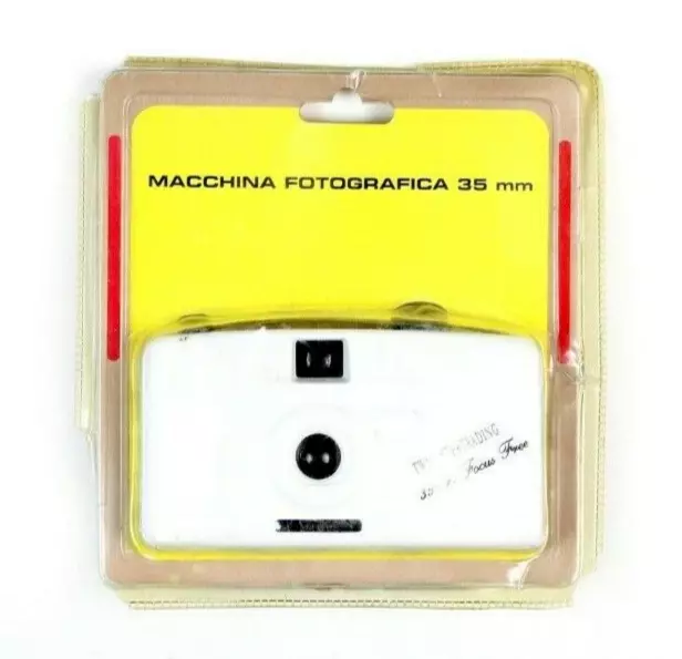 NOS 80s 90s vintage appareil photo compact italien 35mm film focus gratuit...