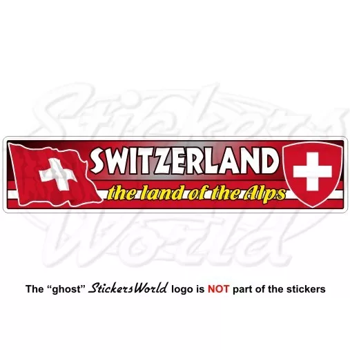 SUIZA bandera escudo Suiza Suiza pegatina 180 mm, calcomanía