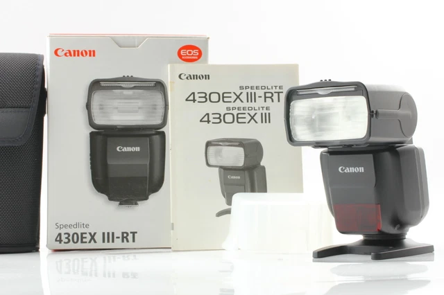 [Almost Unused in Box] Canon Speedlite 430EX III-RT Shoe Mount Flash From Japan