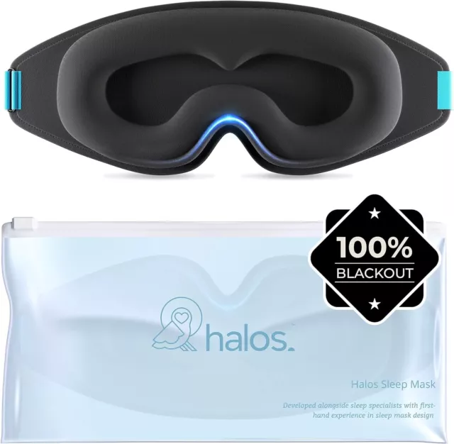 Halo 3D Sleep Mask Blackout Eye Mask Health Stress Free Sleeping High Qualtiy