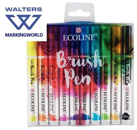 Royal Talens Ecoline Liquid Watercolour Paint Drawing Brush Pen - All  Colours