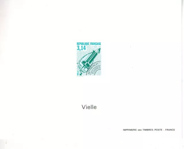 Feuillet non dentelé avec gomme du timbre de France Préoblitéré N° 219 N** MNH