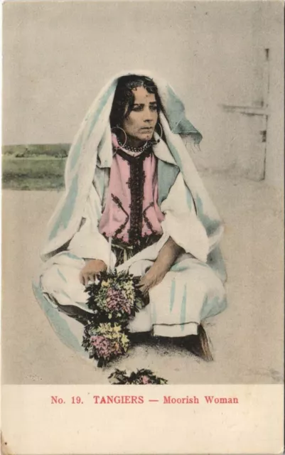 CPA AK TANGER Moorish Woman MAROC (24409)