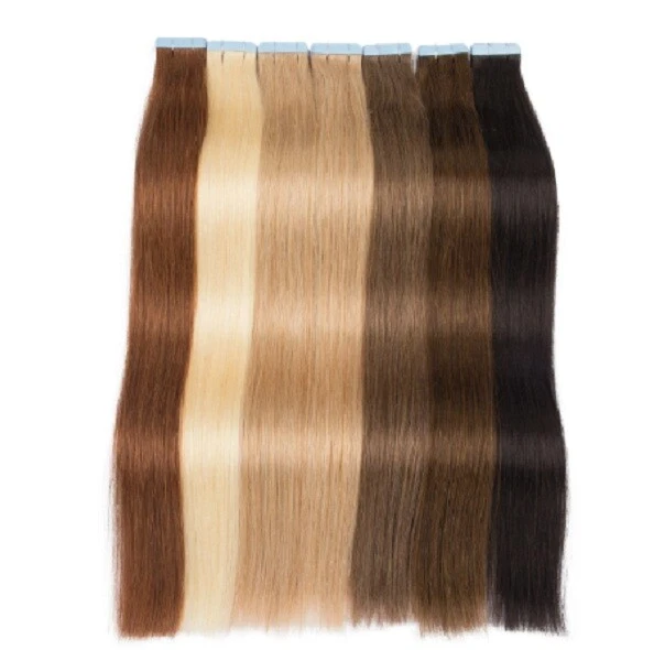 Extensions De Cheveux à Bande Adhésive (tape-in) - 10/20/40 Bandes - Longueur 49/60 Cm - Marque Majorextension