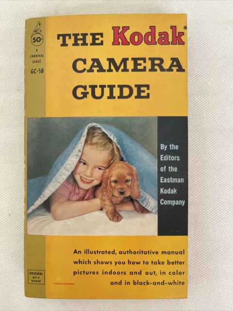 THE KODAK CAMERA GUIDE, 1959 Good Condition Unmarked Pocket Books Inc. paperback