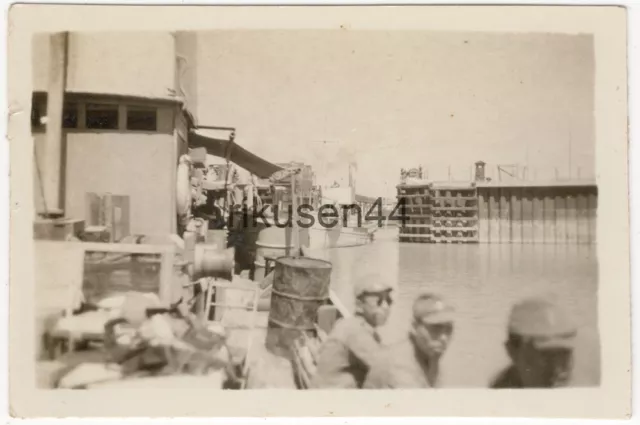 Original Japanese Navy Photo Boats Cleanup Operation Gaoyao Lake c. 1940 高郵湖 (6)