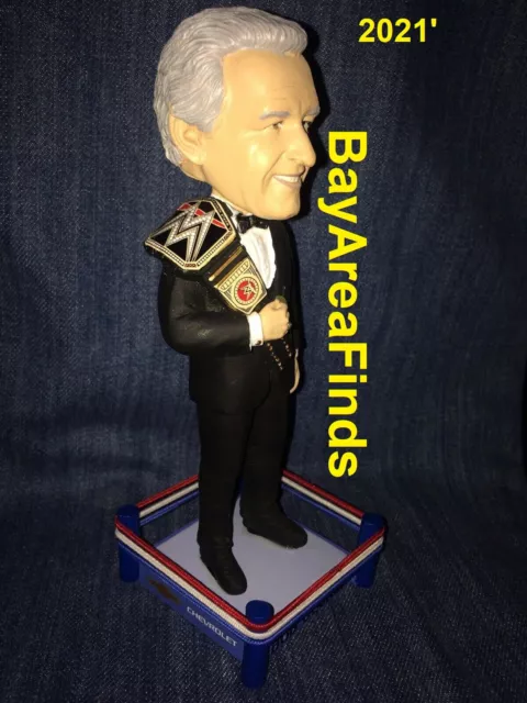 Milwaukee Brewers Bob Uecker WWE Wrestlemania 3 Bobblehead 9/25 2021 SGA Bobble