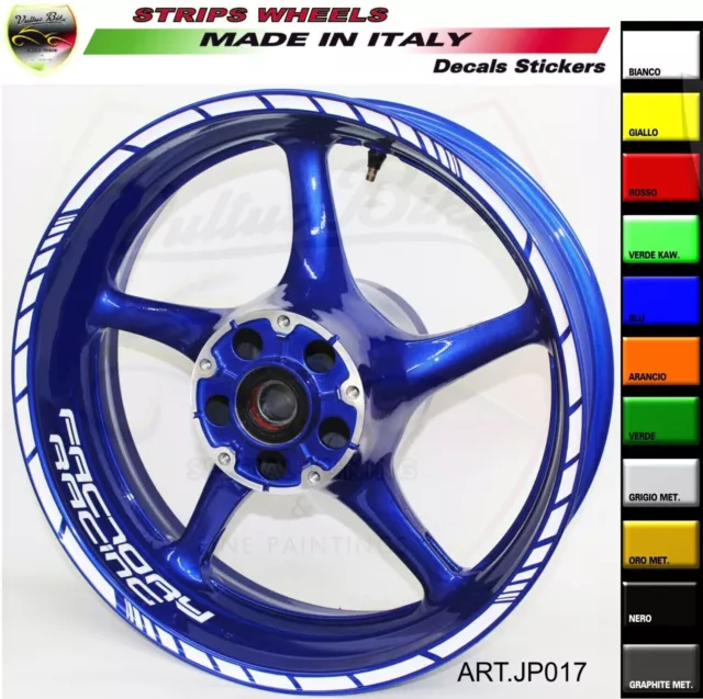 Adesivi Factory Racing per ruote cerchi 17 pollici "JP017"