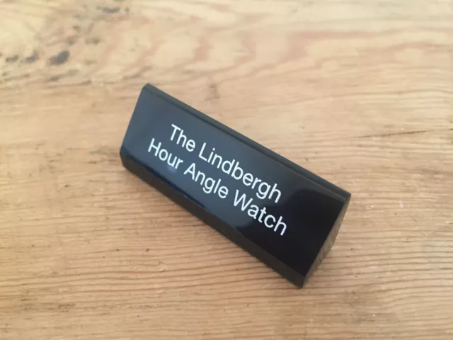 Plaque LONGINES - The Lindbergh Hour Angle Watch - Black