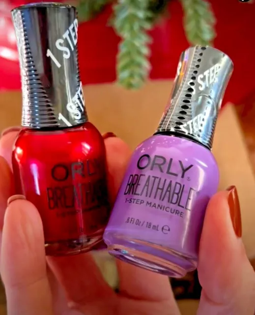 ORLY BREATHABLE Nail Polish *Treatment & Color* 0.6 oz Update 2023 - Pick Any**