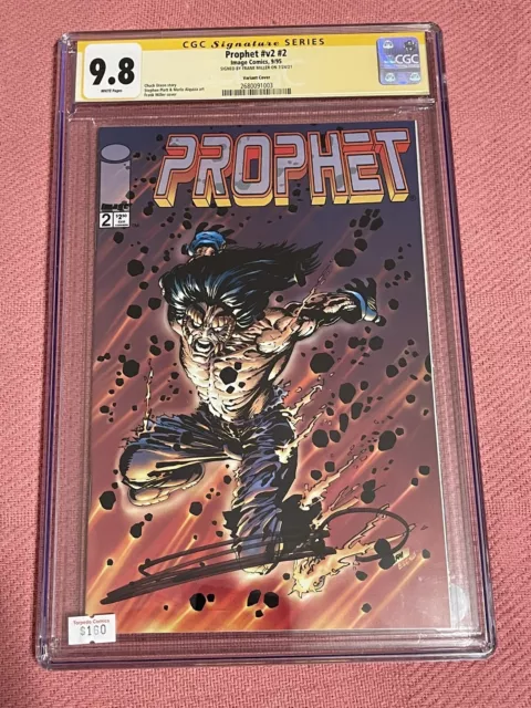 Prophet (Vol. 2) #2 CGC 9.8 SS, Frank Miller Signed, Variant Cover, Image Comics