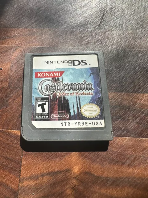 Cartucho Castelvania Order of Ecclesia Nintendo Ds solamente