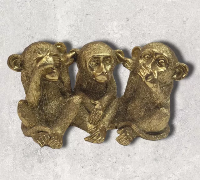 3 Monkeys Statue Hear No Evil See No Evil Speak No Evil 3 Wise Monkeys Decor