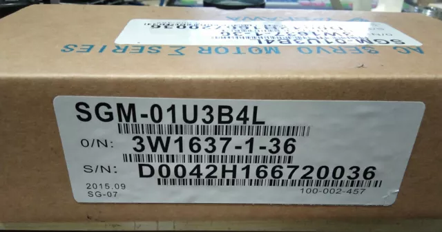 1PC YASKAWA SGM-01U3B4L AC SERVO MOTOR SGM01U3B4L New Expedited Shipping